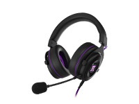 Audífonos Gamer Alámbricos Primus Arcus 260S Diadema Ajustable Micrófono Desmontable USB Color Negro/Morado PHS-260 - PRIMUS