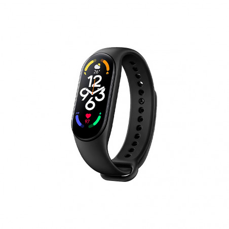 Xiaomi Mi Band 7 - Rastreador de actividad con correa - TPU - negro - tamaño de la muñeca 160-224 mm - pantalla luminosa 162 - Bluetooth - 135 g - 39873