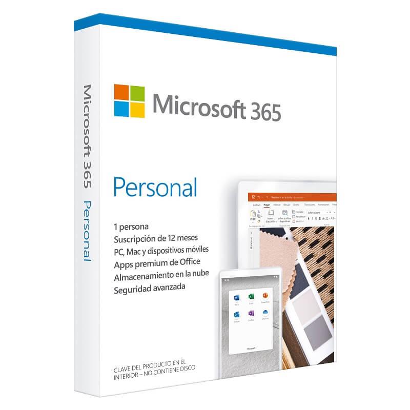 MICROSOFT 365 PERSONAL SPANISH  1YR 1USR (QQ2-01053) - MICROSOFT