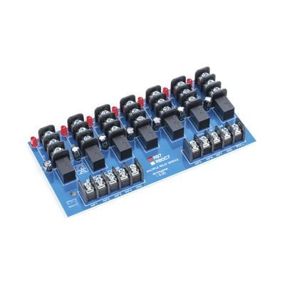 Módulo de 7 Relevadores y/o 7 triggers independientes, ultra sensible,  con voltaje de entrada de 12 o 24 Vcc       <br>  <strong>Código SAT:</strong> 39122300 - ALTRONIX