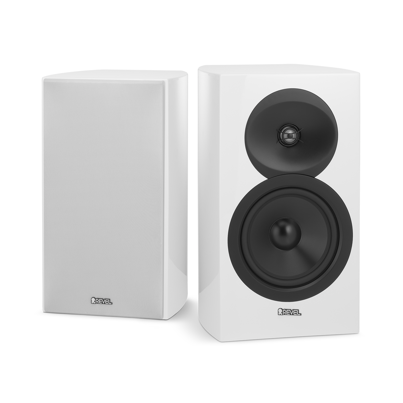 Revel Concerta2 M16 - Altavoz - estante para libros - 2 vías - blanco de alto brillo - M16WH