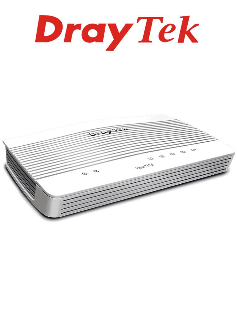 DRAYTEK VIGOR2135- Router Gigabit de 1 Puerto WAN RJ45/ 2 Tuneles VPN/ Funciones Firewall/ Bloqueo de Paginas Web/ Soporta Licencia de Filtrado de Contenido/ DrayDDNS/ Soporta Hasta  4 Puertos LAN Gigabit/ 2 Puertos USB/ #LoNuevo #TERROR - Vigor2135