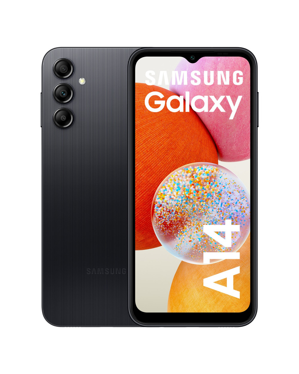 Samsung A14 4GB, 128GB LTE Black Dual Sim (Latino) SM-A145MZKGTPA UPC  - SM-A145MZKGTPA