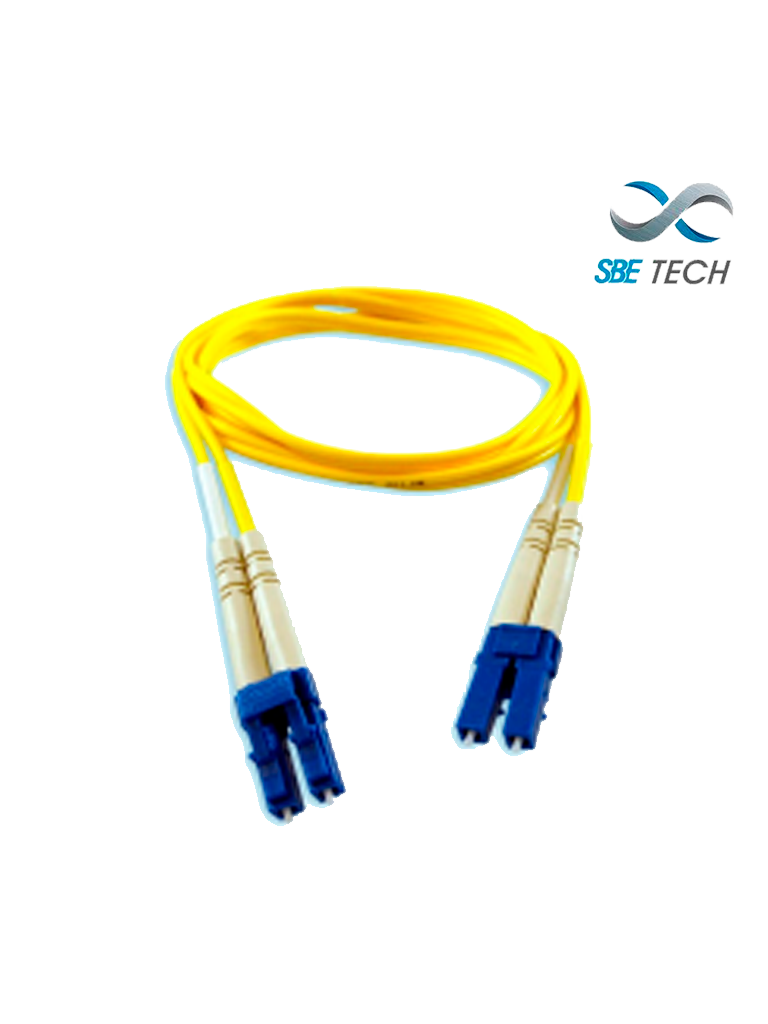 SBETECH JUMLCLC2MSMD- Jumper LC-LC SM duplex 2mm/ 2 Metros/ UPC - SBE TECH