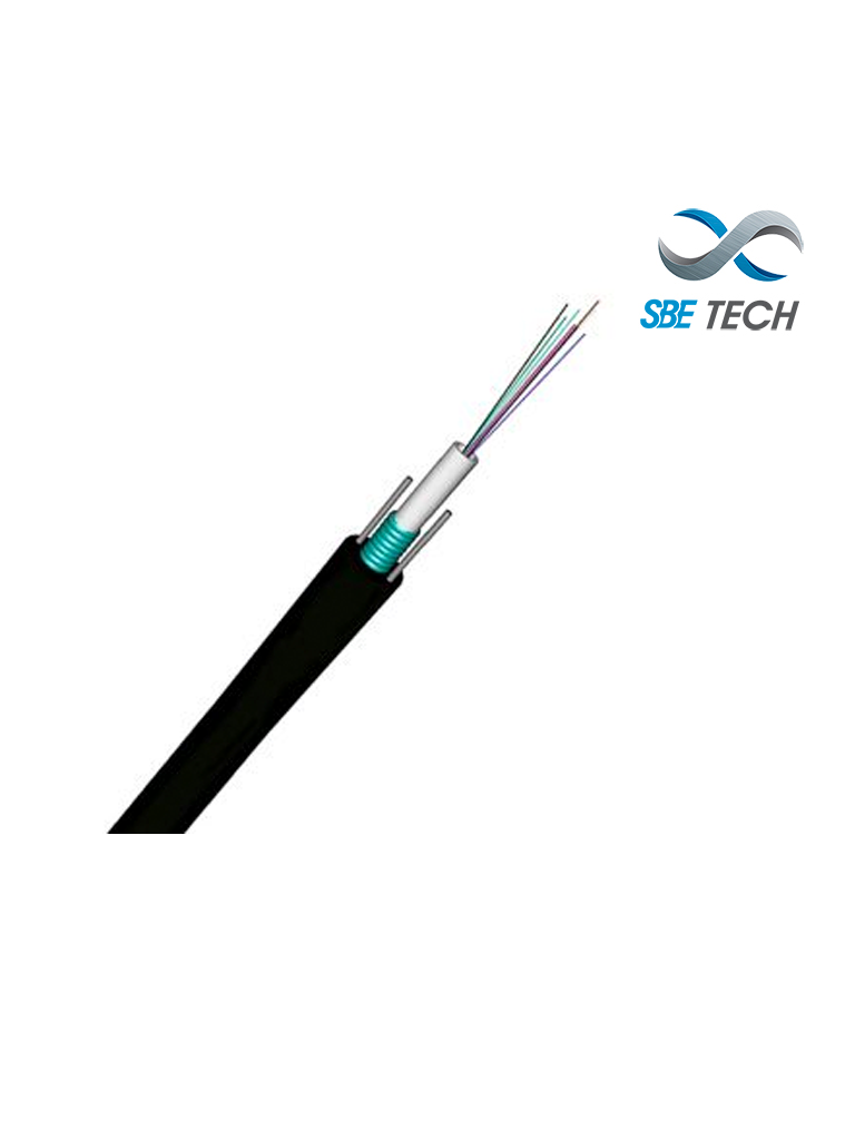 SBETECH SBE-FOEXAR12SM - Fibra óptica monomodo con armadura metálica de 12 hilos OS1. / Metro - SBE-FOEXAR12SM