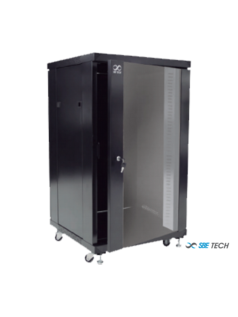 SBETECH - SBE-GNL26UR Gabinete de piso 26UR, 800 mm de profundidad / #Gabinete - SBE TECH