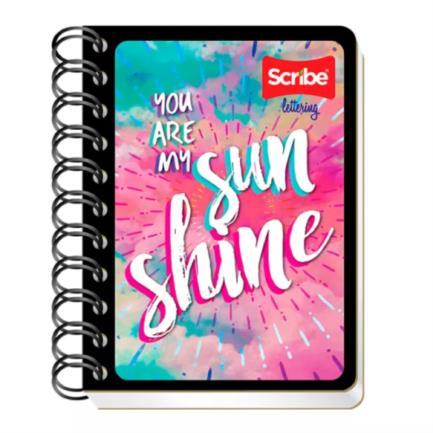 Cuaderno Scribe Pocket Doble Espiral Pasta Semi Rigida Raya 80H 2700 - SCRIBE