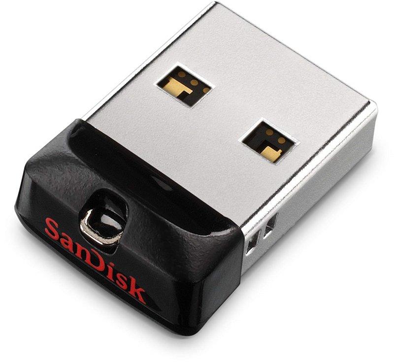 MEMORIA SANDISK 32GB USB 2.0 CRUZER FIT Z33 NEGRO MINI - SDCZ33-032G-G35