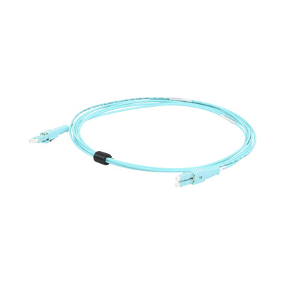 FIBER JUMPER DUPLEX XGLO MULTIMODE LC BLADEPATCH LC BLADEPATCH RFP OM4 50/125 AQUA LSOH3C 3 METER LBP-LCLC5V-03AH - SIEMON