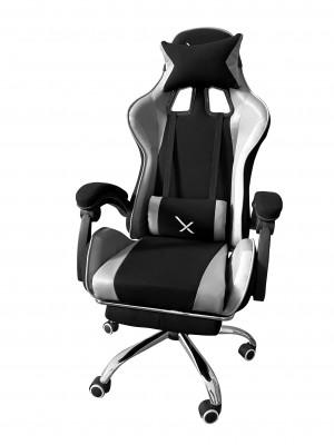 SILLA GAMER XZEAL XZ52 C/REPOSA  PIES BLANCO FOAM PISTON CLASE 3 - XZEAL