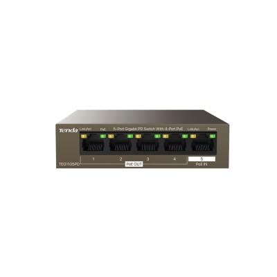 Switch GIGABIT PD TENDA TEG1105PD 5 Puertos TEG1105PD TEG1105PD EAN 6932849431827UPC 885397273394 - TEG1105PD