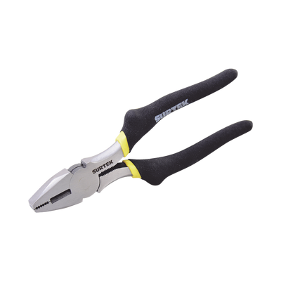 Pinza para electricista 6" profesional <br>  <strong>Código SAT:</strong> 27112103 <img src='https://ftp3.syscom.mx/usuarios/fotos/logotipos/surtek.png' width='20%'>  - SURTEK