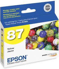 CARTUCHO EPSON STYLUS PRO T087 AMARILLO R1900 (T087420) - EPSON