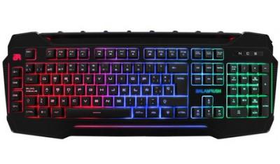 TECLADO GAMER BALAM RUSH MURDER  USB TECLAS PROG LED 3 COLORES NEGRO - BALAM RUSH