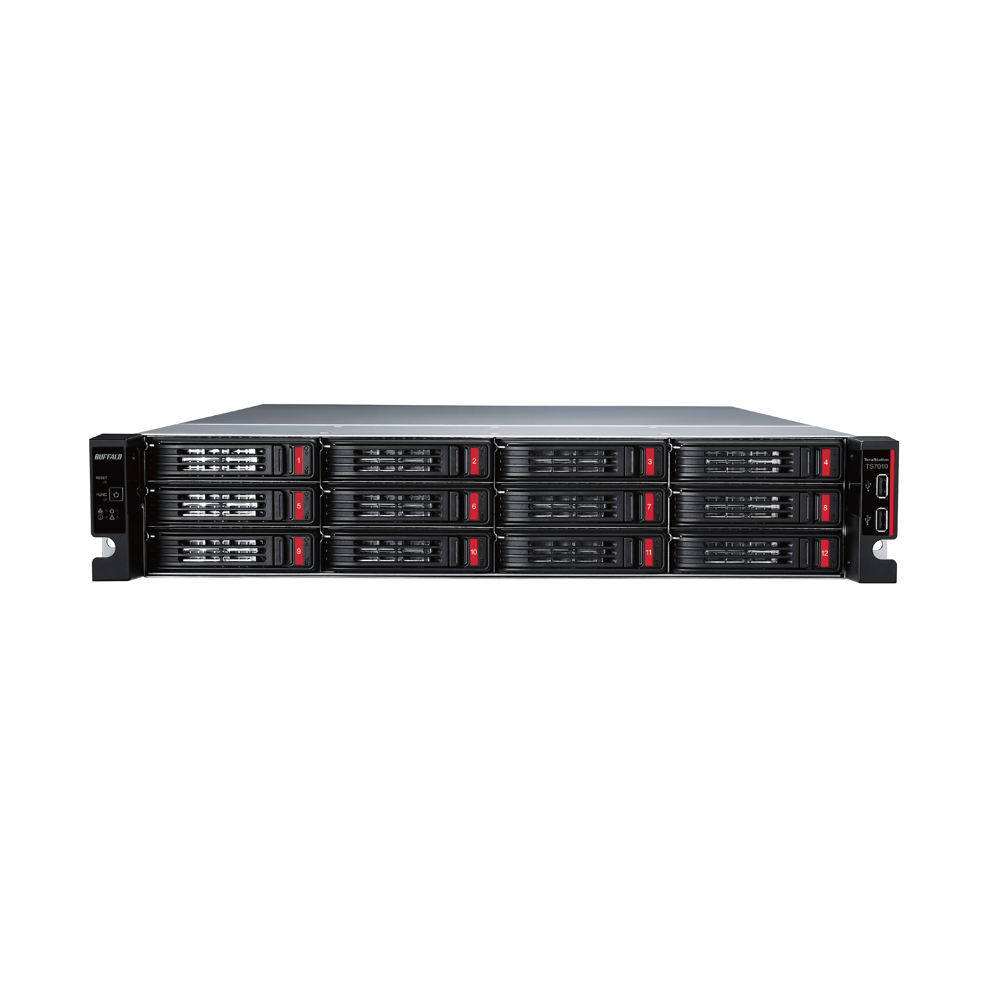 NAS TERASTATION 71210RH 12BAY 3  2TB 4X8TB 2U 0/1/5/6 10GBE - BUFFALO