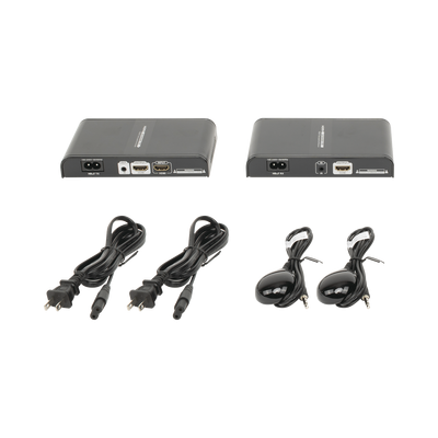 Kit extensor HDMI sobre Powerline con loop HDbitT, protocolo HDbitT, compatible con HDCP. Distancia de transmisión hasta 300 metros. <br>  <strong>Código SAT:</strong> 52161556 <img src='https://ftp3.syscom.mx/usuarios/fotos/logotipos/epcom_titanium.png' width='20%'>  - EPCOM TITANIUM