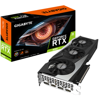 GPU GIGABYTE GEFORCE RTX 3060 GAMING OC 12G GDDR6 GV-N3060GAMING OC-12GD G20 - GIGABYTE