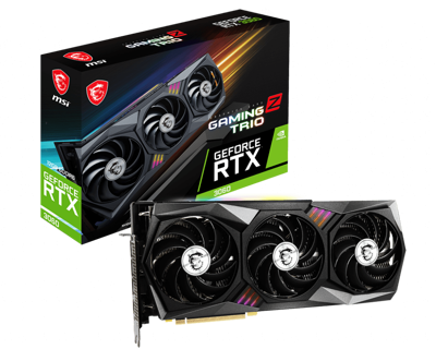 GPU MSI GEFORCE RTX 3060 GAMING Z TRIO 12G LHR GDDR6 RTX 3060 GAMING Z TRIO 12G LHR - MSI