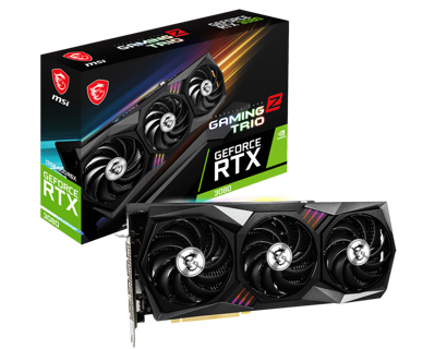 GPU MSI GEFORCE RTX 3080 GAMING Z TRIO 12G LHR GDDR6X RTX 3080 GAMING Z TRIO 12G LHR - MSI