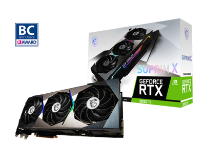 GPU MSI GEFORCE RTX 3090 Ti SUPRIM X 24G GDDR6X RTX 3090 TI SUPRIM X 24G - MSI