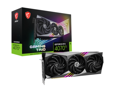 GPU MSI GEFORCE RTX 4070 GAMING X TRIO 12G GDDR6X RTX 4070 GAMING X TRIO 12G - MSI