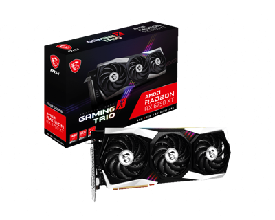 GPU MSI RADEON RX 6750 XT GAMING X TRIO 12GB GDDR6 RADEON RX 6750 XT GAMING X TRIO 12G - RADEON RX 6750 XT GAMING X TRIO 12G