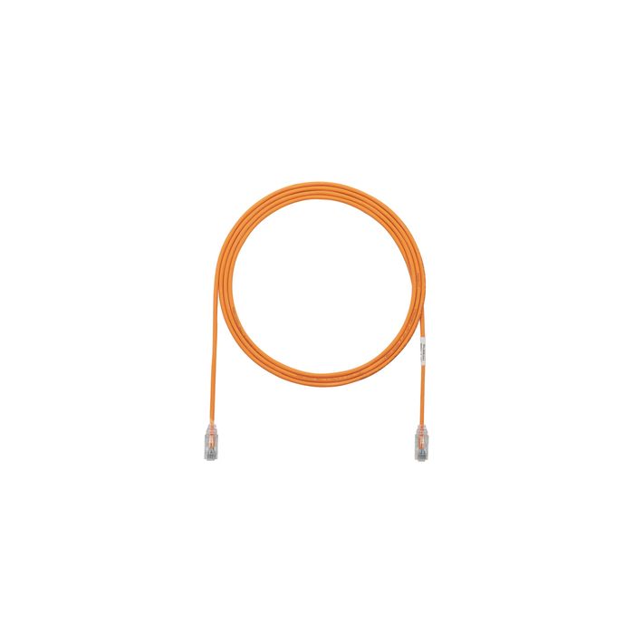 Cable de Parcheo TX6 UTP Cat6 Diámetro Reducido 28AWG Color Naranja 2ft UTP28SP2OR - UTP28SP2OR