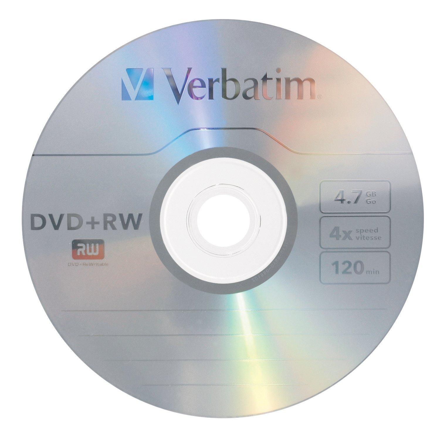 DVD RW 4.7GB 4X MARCA VERBATIM torre-con-30-unidades UPC 0023942945208 - VERBATIM