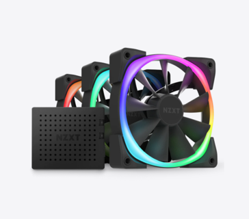 KIT 3 VENTILADORES NZXT AER RGB 2 120MM NEGRO HF-2812C-TB - HF-2812C-TB