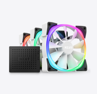 KIT 3 VENTILADORES NZXT AER RGB 2 120MM BLANCO HF-2812C-TW - HF-2812C-TW