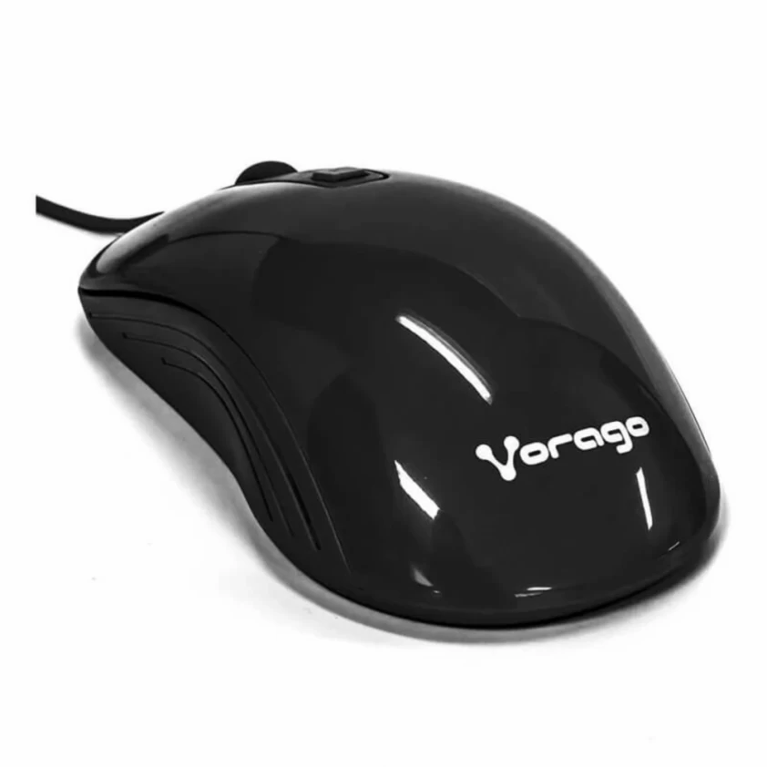 MOUSE VORAGO MO-102 NEGRO OPTICO ALAMBRICO 1000 DPIS USB - AC4158731