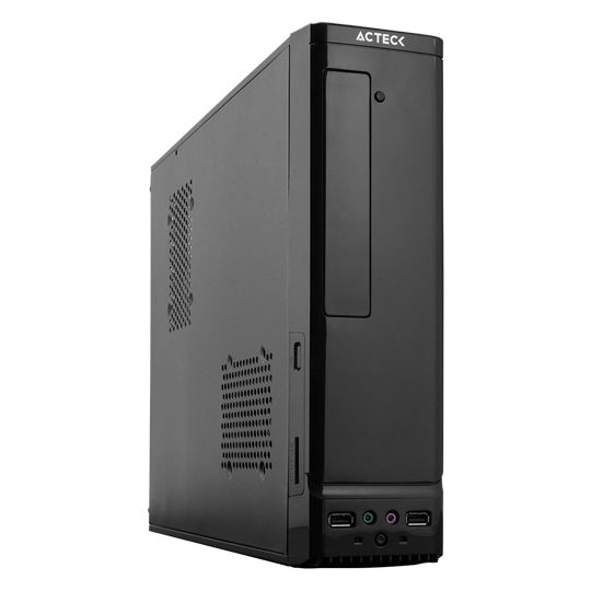 GABINETE ACTECK-E SLIM MICRO ATX/MINI ITX/450W/NEGRO (SUSTITUTO TB-05002) - ACTECK