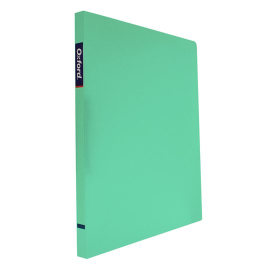 Carpeta con palanca Oxford carta color v Alta capacidad para guardar hasta 60 hojas, polipropileno grueso extra resistente, sistema de sujeción de palanca.                                                                                                                                              erde capacidad hasta 60 hojas            - OXFORD