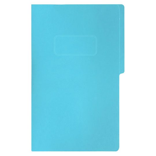 Carpeta pressboard con broche Fortec ofi Carpeta de 1/2 ceja redondeada, elaborada en cartulina de 14 puntos, broche metálico de 8 cm y suaje de expansión, capacidad para 300 hojas, medida: 37 x 24 cm.                                                                                                cio color azul claro, paquete c/10 pzas  - FORTEC