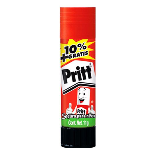 Lápiz adhesivo Pritt de 11 grs 1 pieza Color transparente, aplicación fácil y limpia, presentación primer empaque: charola con 12 piezas / presentación segundo empaque: caja corrugada con 240 piezas, no tóxico - 2321312