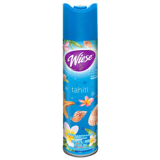 Aerosol Wiese aroma thaiti 400 ml        Aromatizante aroma thaiti de 400 ml / 323 gr. ideal para la oficina, hogar u otro lugar, su práctica valvula permite precisos toques de aerosol para refrescar el ambiente. Fórmula con fijador para que aromatice mas                                          .                                        - NAEHO57