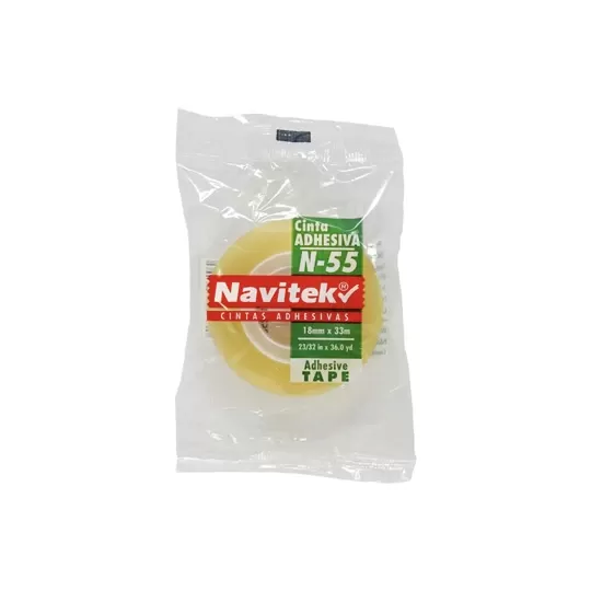 CINTA Adhesiva NAVITEK N55 CORTE FACIL 18X33 mm 80551803300 PZAS/ CAJA 216 Piezas por caja - 8055-18033-00