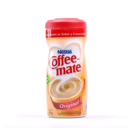 Sustituto de crema coffee mate original El coffee mate polvo viene sin lactosa y sin colesterol. sustituto de crema para café, más delicioso y cremoso con una nueva fórmula original. compruébalo tú mismo y no dejes de probarlo! - 43623651