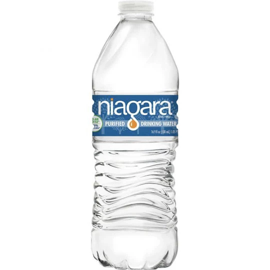 Agua embotellada Niágara de 500ml c/28pz Niágara está posicionada como el agua líder en el sur de usa, han desarrollado la botella más ecológica del mercado, reduciendo a la mitad el consumo de plástico en su fabricación.                                                                            .                                        - NIAGARA