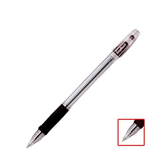 Bolígrafo fino EsyTouch Pilot tinta d    Tinta libre de fricción y con punta de acero inoxidable, grip enonómico de caucho, tapa con sellado hermético para llevar a cualquier parte, repuesto: BRFL EasyTouch.                                                                                          ceite, color negro, 1 pieza              - EMP-102