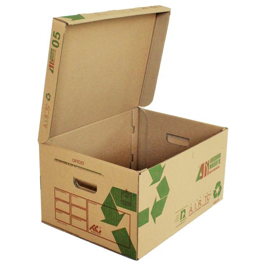 Caja de archivo reforzado Todo de Cartón Medida: 48 x 36 x 25 cm, cartón corrugado kraft, triple pared lateral, doble fondo, ranuras laterales con protección y ángulos interiores reforzados, estiba hasta 4 unidades, tapa de 3 candados que evitan se desarme al manipularla, flauta "B".              kraft oficio tapa integrada tipo cofre  - TODO DE CARTON