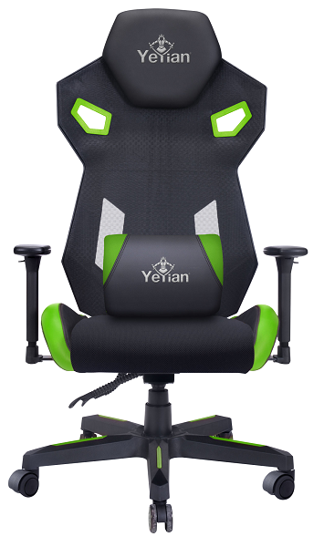  Ed  Silla Gamer Yeyian Yfc Ecfl 01 Gr  Drakkar Malla Textil Hast150K Verde - YFC-ECFL-01-GR(ED)