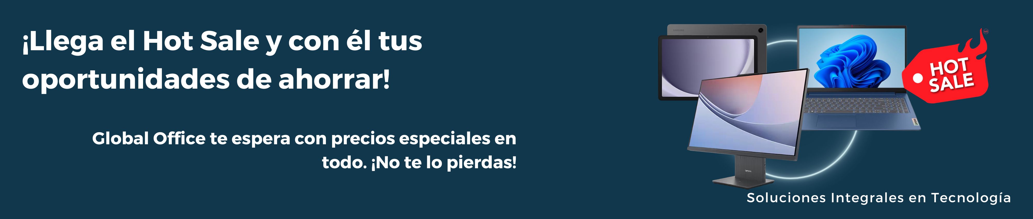 Compra laptops, impresoras, cámaras de seguridad y más en Global Office. Ofrecemos productos de tecnología, línea blanca, y sistemas CCTV con envío en todo México.