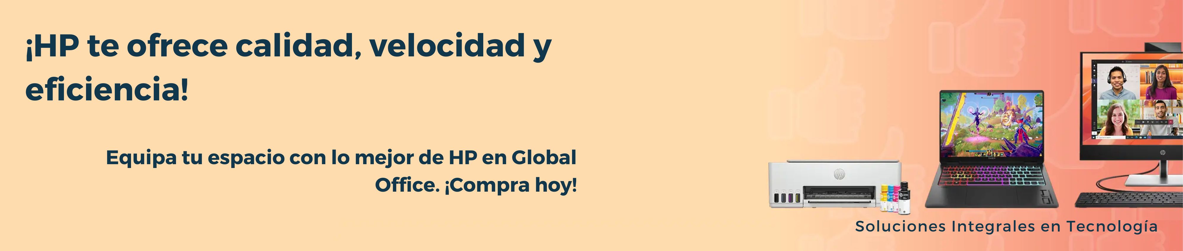 Compra laptops, impresoras, cámaras de seguridad y más en Global Office. Ofrecemos productos de tecnología, línea blanca, y sistemas CCTV con envío en todo México.