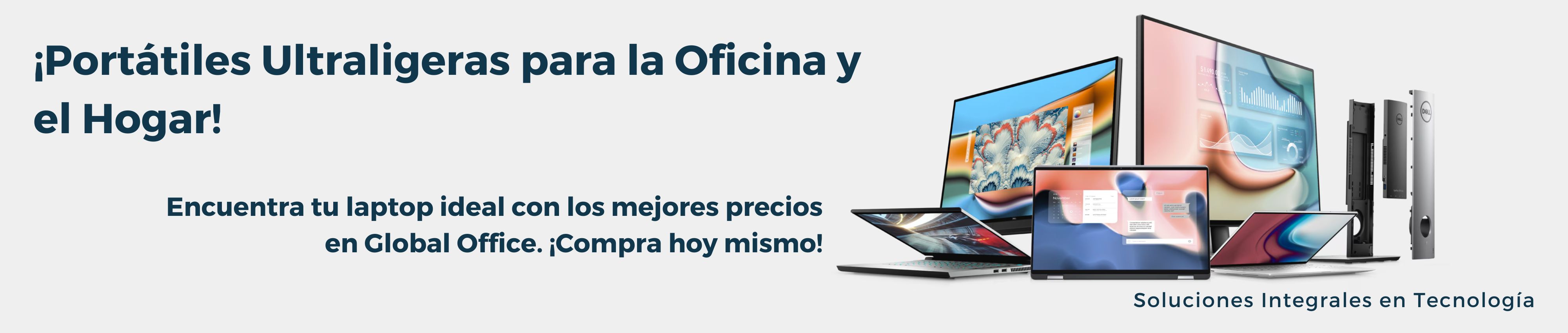 Compra laptops, impresoras, cámaras de seguridad y más en Global Office. Ofrecemos productos de tecnología, línea blanca, y sistemas CCTV con envío en todo México.