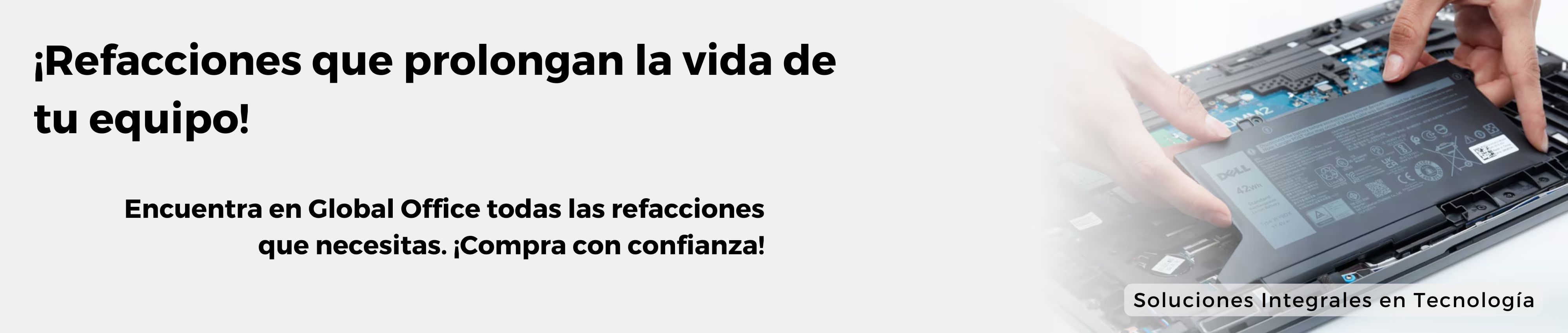 Compra laptops, impresoras, cámaras de seguridad y más en Global Office. Ofrecemos productos de tecnología, línea blanca, y sistemas CCTV con envío en todo México.